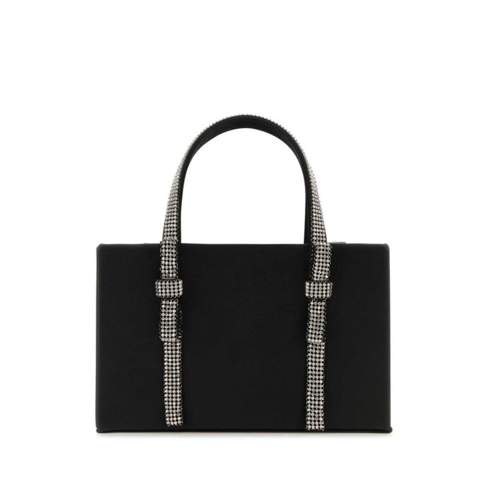 Kara Women Black Nappa Leather Handbag